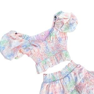 We The Roses Skirt Set